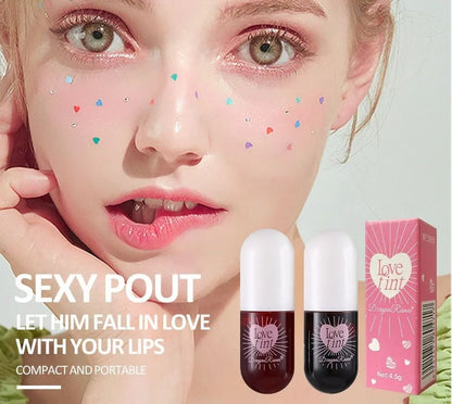 Liquid Lip Dye Waterproof Non Stick Glossy Tint 6 Colors 1
