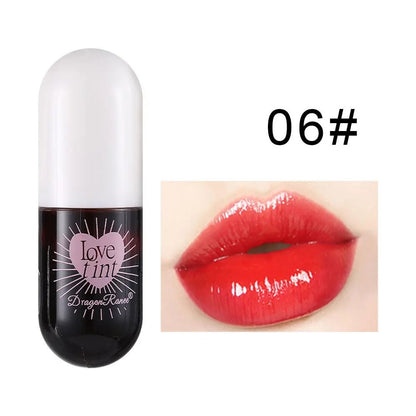 Liquid Lip Dye Waterproof Non Stick Glossy Tint 6 Colors 6