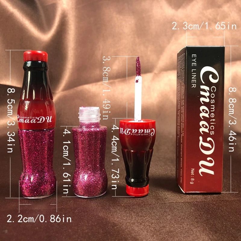 Waterproof Glitter Eyeliner Long Lasting Shimmer Eye Makeup 4