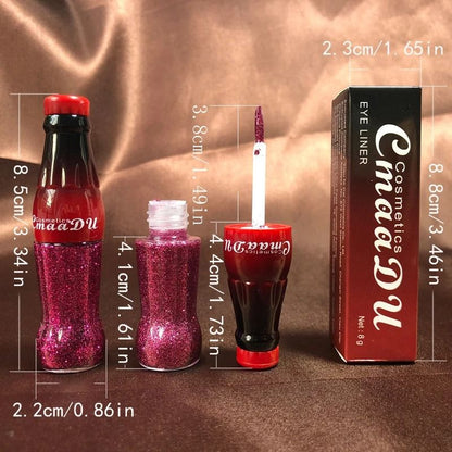 Waterproof Glitter Eyeliner Long Lasting Shimmer Eye Makeup 4