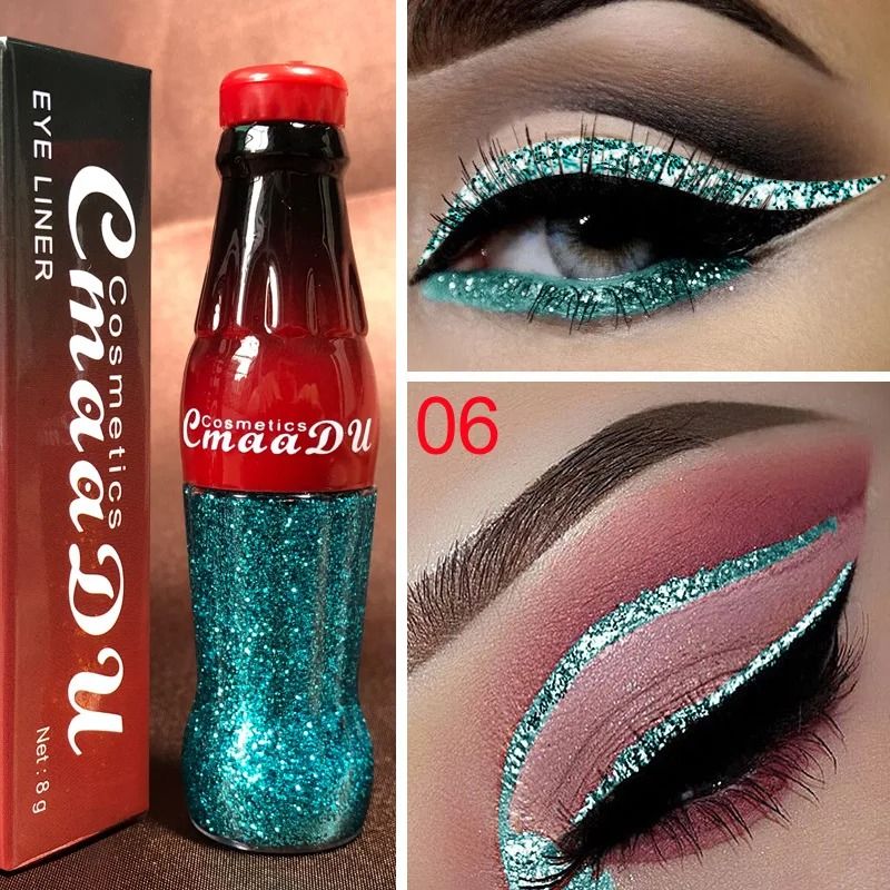 Waterproof Glitter Eyeliner Long Lasting Shimmer Eye Makeup 13