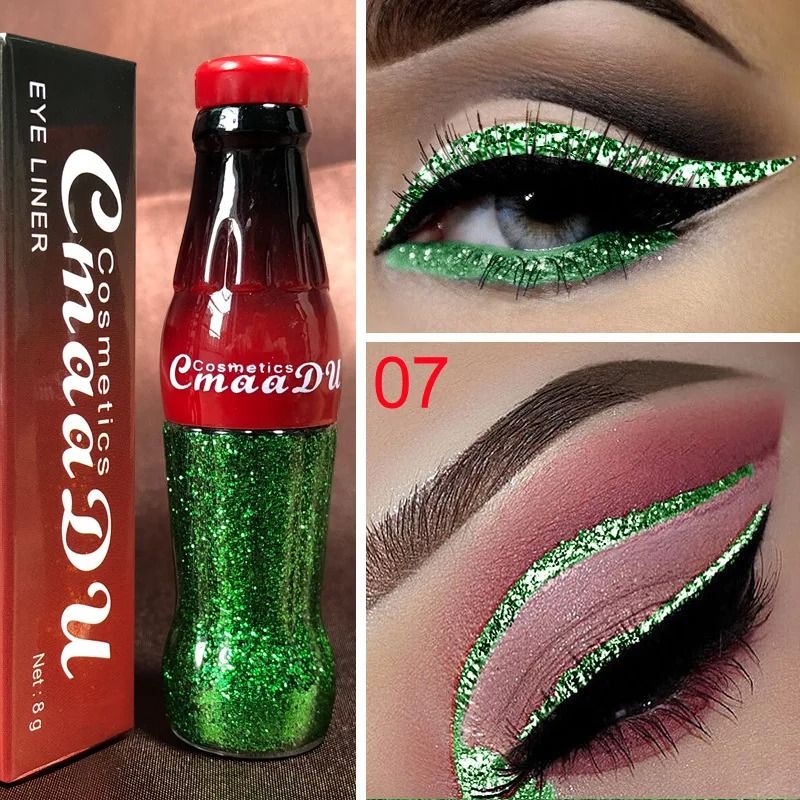 Waterproof Glitter Eyeliner Long Lasting Shimmer Eye Makeup 14