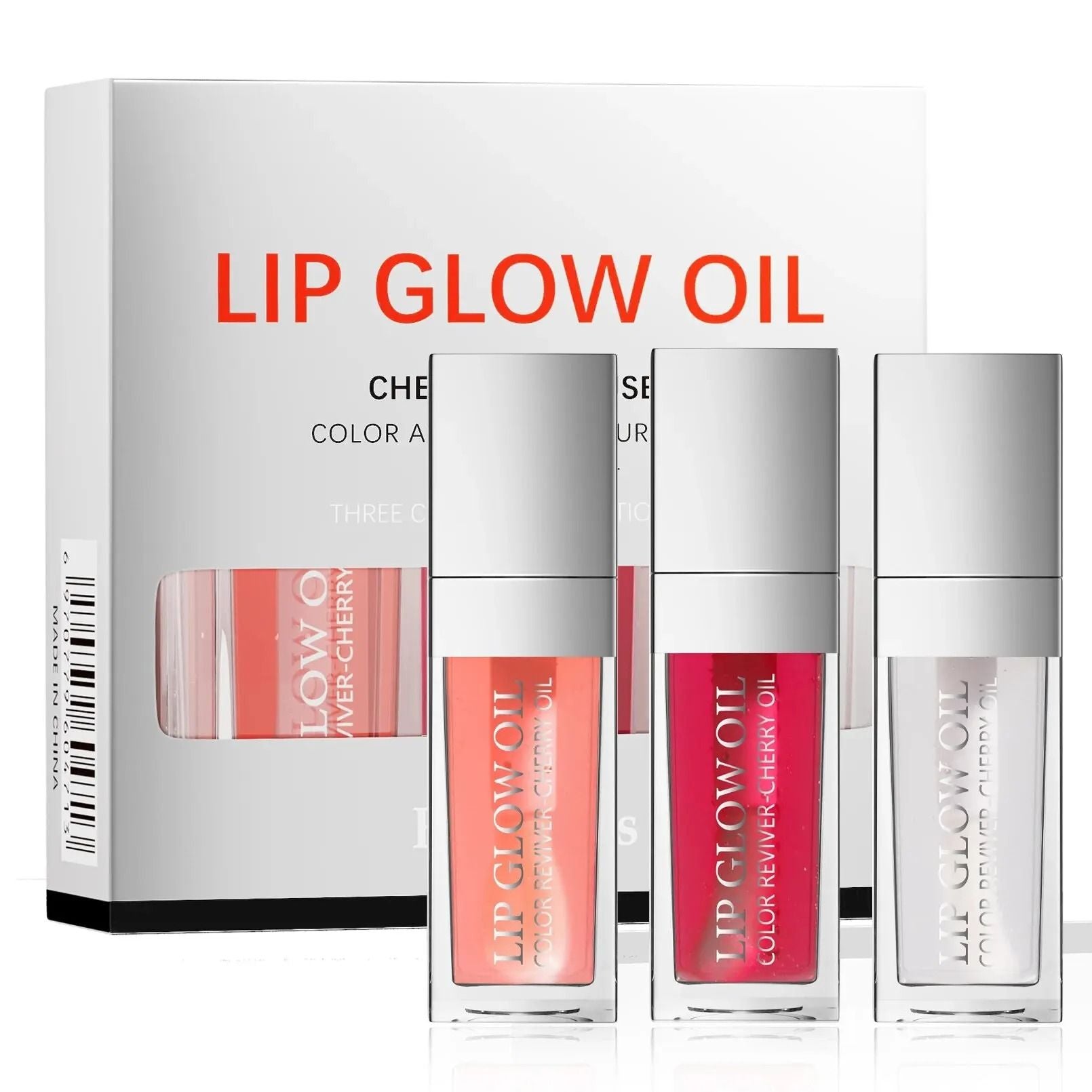 Crystal Jelly Lip Oil Set Moisturizing Plumping Gloss