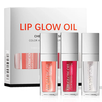 Crystal Jelly Lip Oil Set Moisturizing Plumping Gloss
