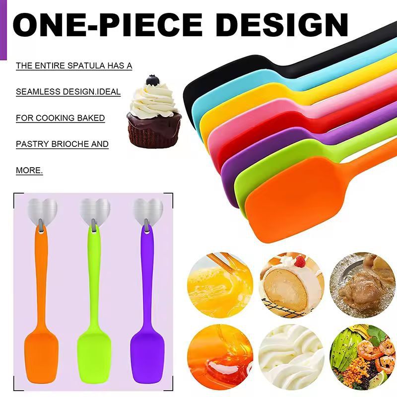 Everyday Pro 28 Cm Silicone SpoonSpatula  HeatResistant Nonstick Baking  Cooking Tool 2