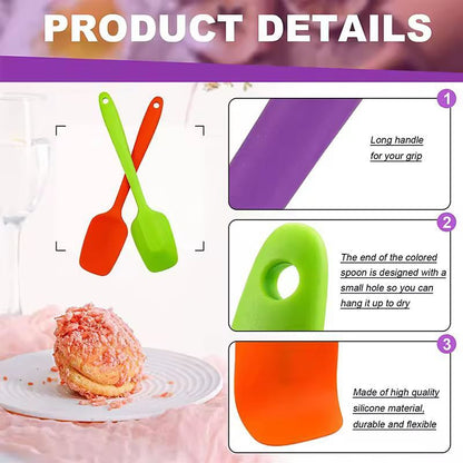 Everyday Pro 28 Cm Silicone SpoonSpatula  HeatResistant Nonstick Baking  Cooking Tool 3