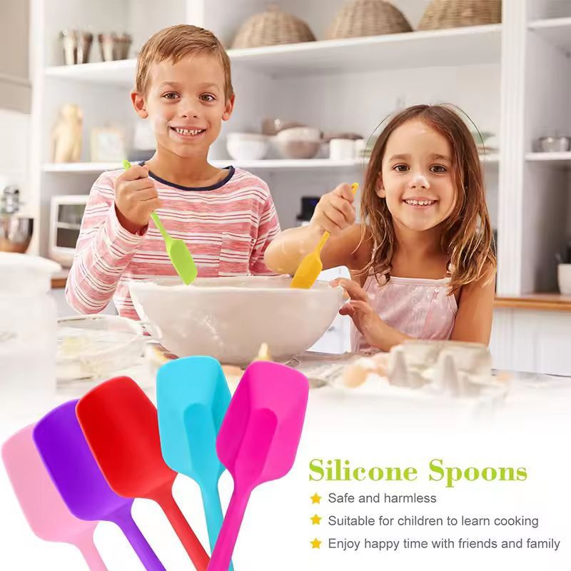 Everyday Pro 28 Cm Silicone SpoonSpatula  HeatResistant Nonstick Baking  Cooking Tool 5