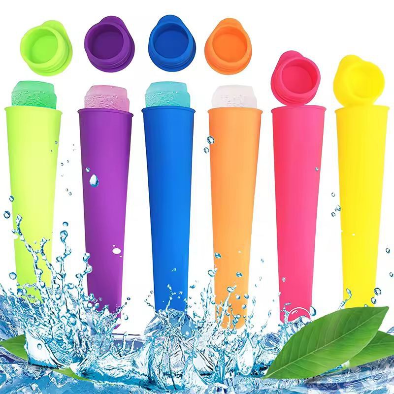 HealthySilk Reusable Silicone Ice Lolly Mold – Kids & Family Popsicle Maker