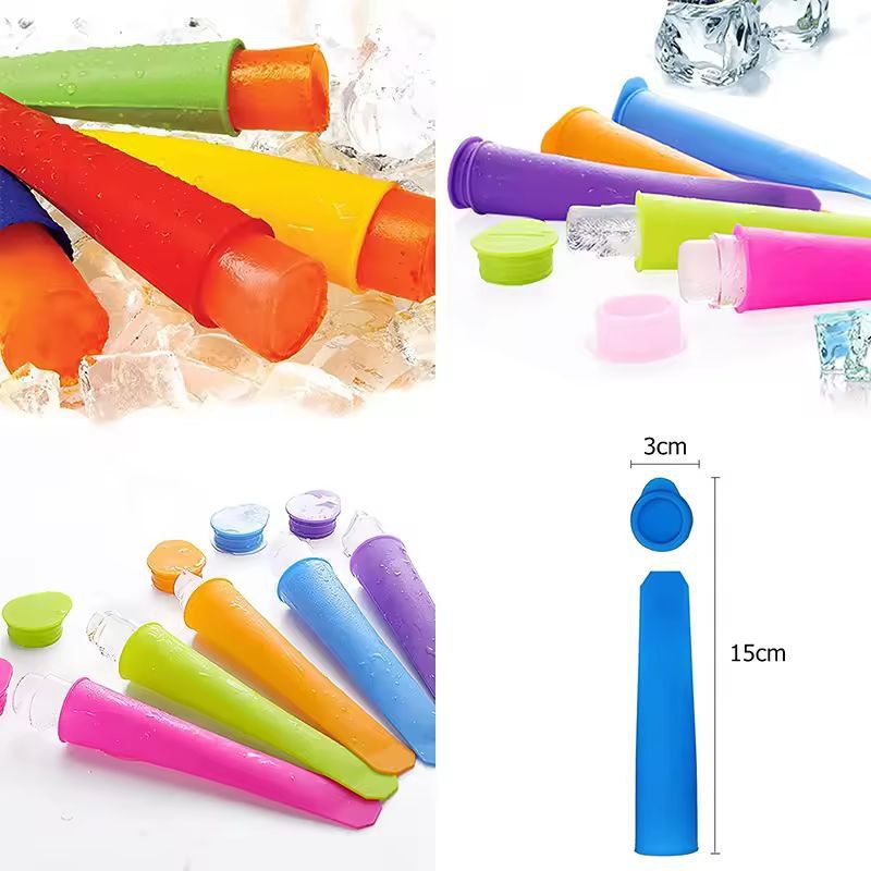 HealthySilk Reusable Silicone Ice Lolly Mold  Kids  Family Popsicle Maker 2