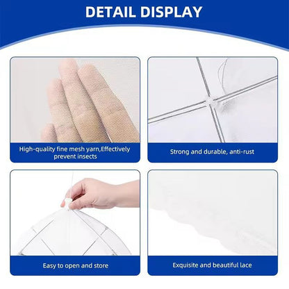 Large  Tall Collapsible Mesh Food Cover Tent  Outdoor PopUp Food Net For Picnic BBQ  Party 2