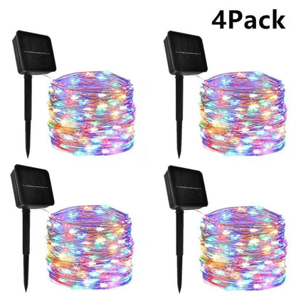 Solar LED Fairy String Lights 732 M Waterproof Outdoor Garden Decor 9