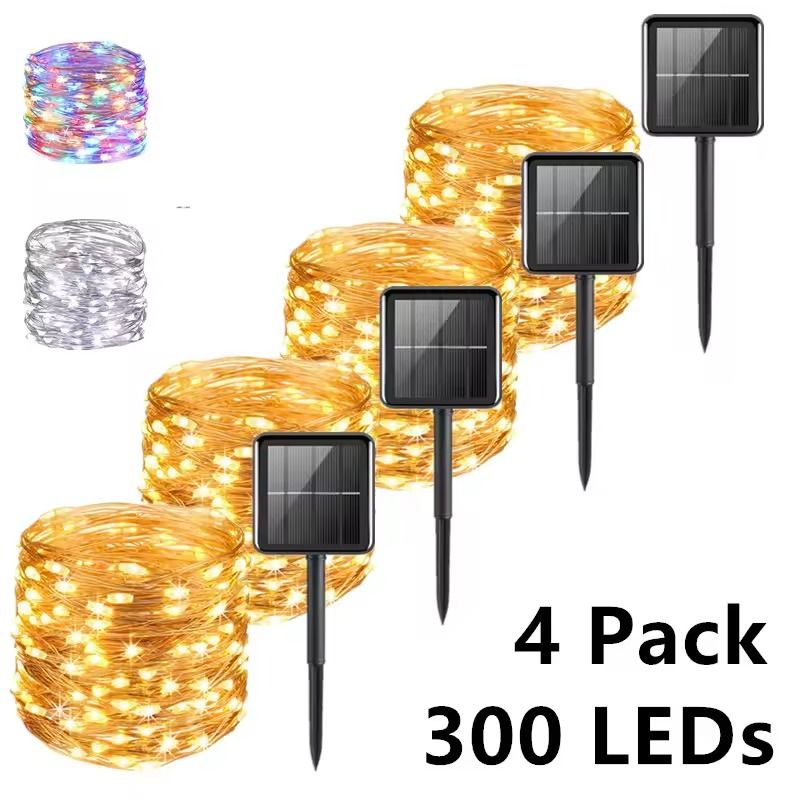 Solar LED Fairy String Lights 7–32 M Waterproof Outdoor Garden Decor
