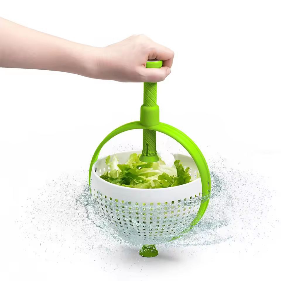LargeCapacity 3Quart Collapsible Salad Spinner  Colander 2