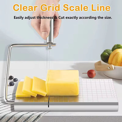 UltraSlice Adjustable Wire Cheese Cutter  Block Board 1