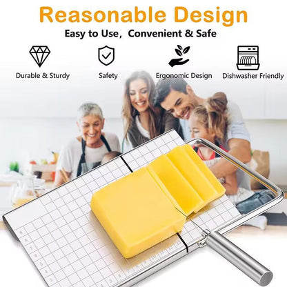 UltraSlice Adjustable Wire Cheese Cutter  Block Board 5