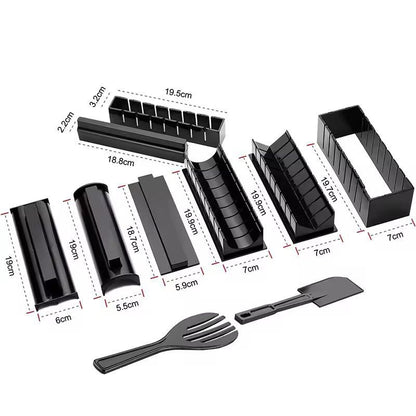 HomeChef 10Piece Sushi Maker Kit  Easy DIY Sushi Mold  Rice Roll Press 4