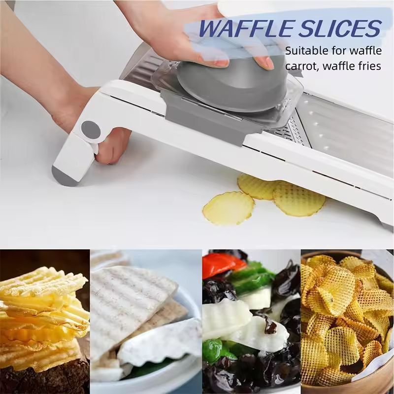 SmartSlice 18in1 Adjustable Mandoline Vegetable  Julienne Slicer 4