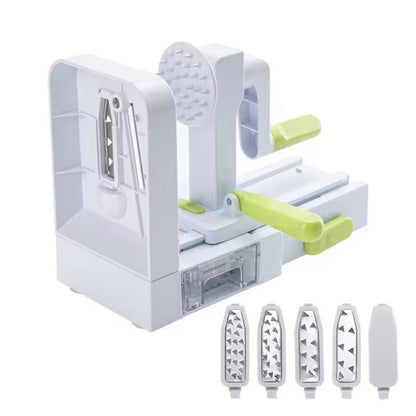 SmartPrep 5in1 Vegetable Spiralizer  Slicer  Foldable Veggie Pasta  Cheese Grater 6