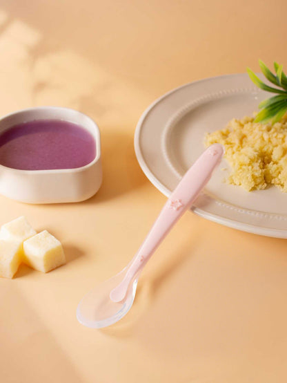 Soft Silicone Feeding Spoon Training Baby Reborn Baby Silicone Spoon Learning Spoon Star Pattern Sp 5