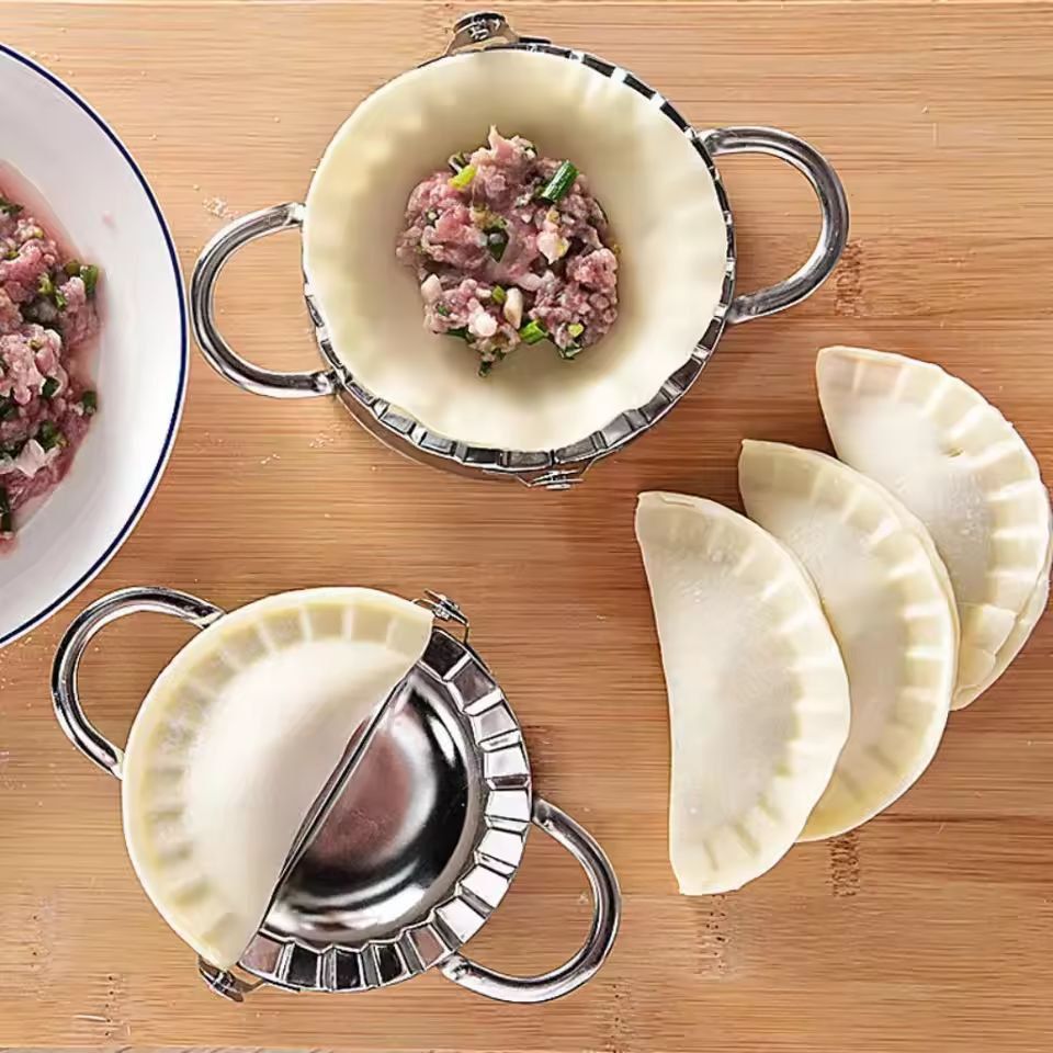 Ultimate Stainless Steel Dumpling & Ravioli Press – Easy Dumpling Maker for Homemade Dumplings, Empanadas & Pies
