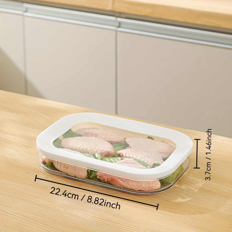 Material Bacon Meat Frozen Preservation Box Sealed Transparent Storage Box Household Refrigerator S 2