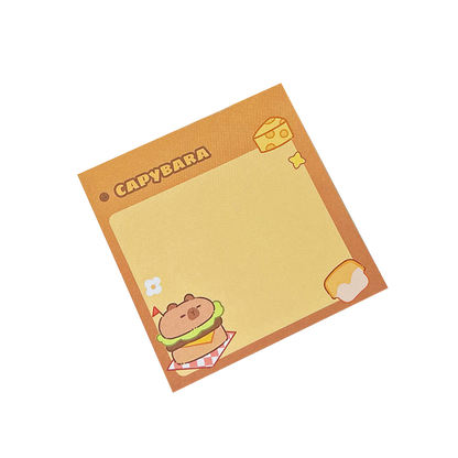 School Supplies Pad Stickers Cute Cartoon Capybara Memo Office Non Sticky Message Paper Creative Ha 7
