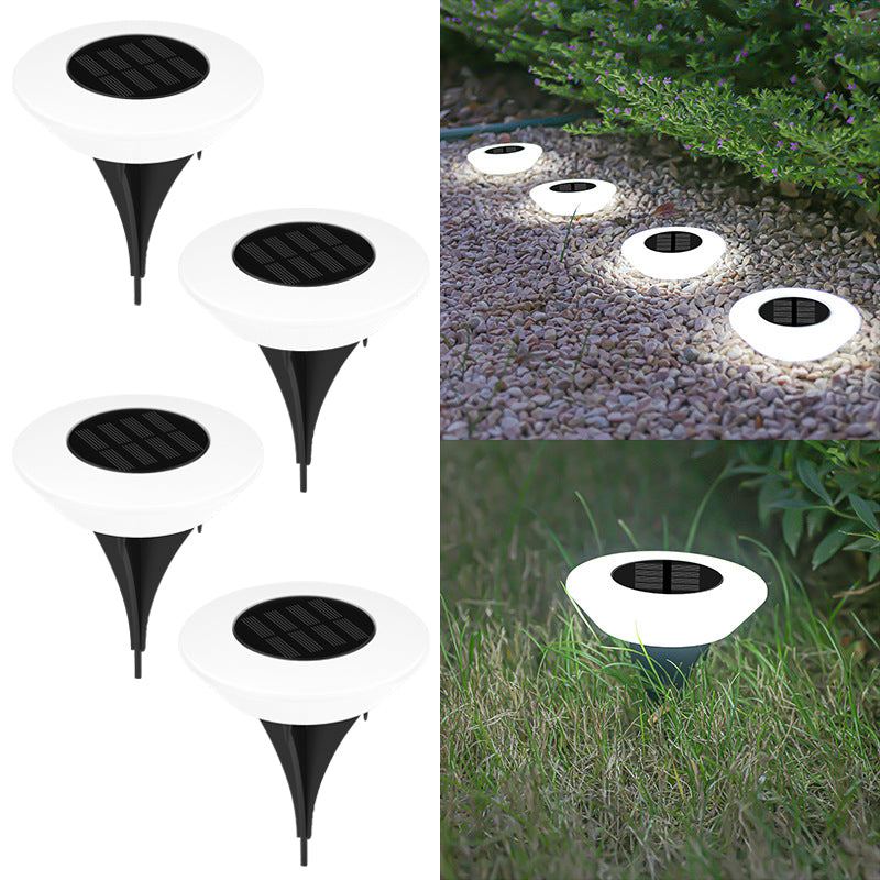 Waterproof Outdoor Landscape Light, Garden Pathway Yard Deck Camping Decor, Solar Ground Lights, LED Lawn Lamp
