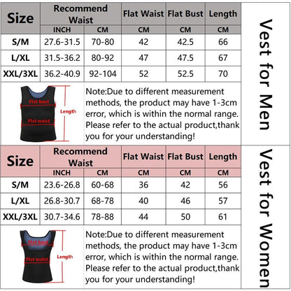 Neoprene Sweat Sauna Vest Slimming Body Shaper For Men And Women 5