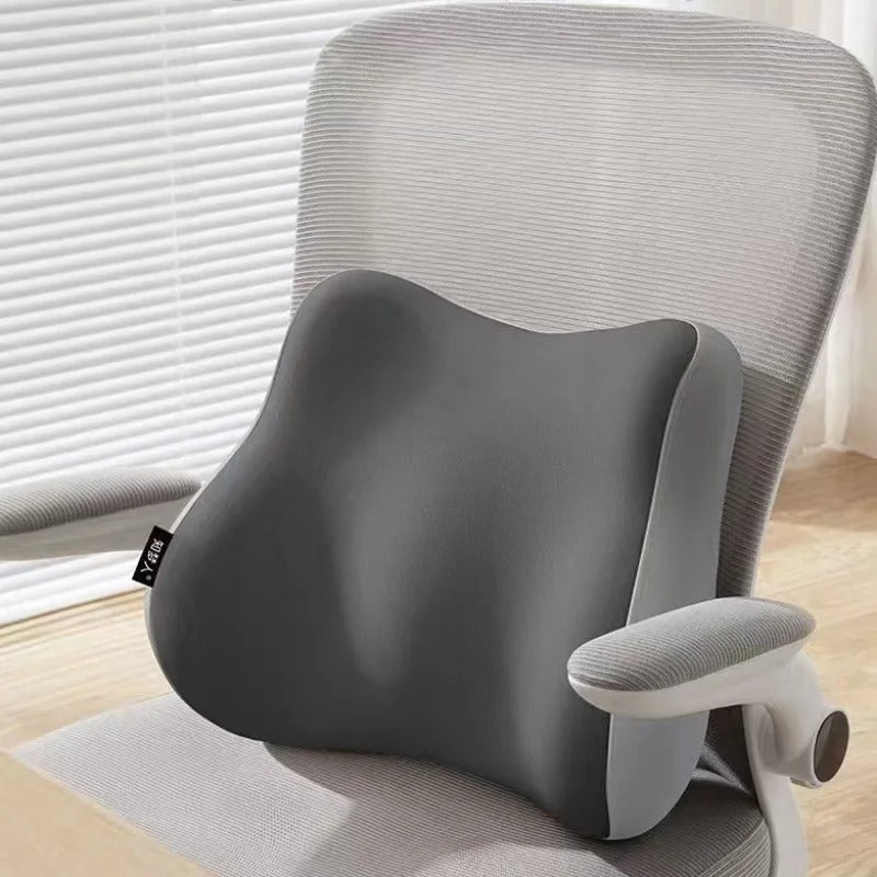 Memory Foam Car Lumbar Support, Office Chair Backrest Spinal, Ergonomic Lumbar Support Cushion, Correction Pillow