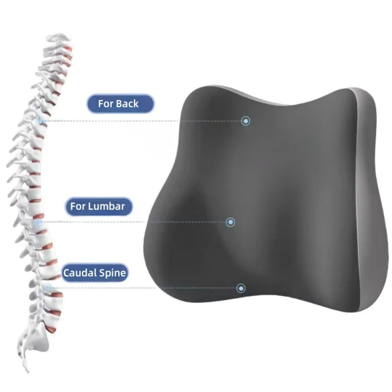 Memory Foam Car Lumbar Support Office Chair Backrest Spinal Ergonomic Lumbar Support Cushion Correc 4