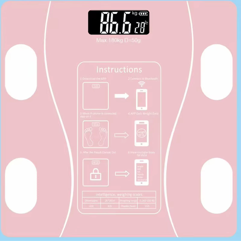 Electronic Scale Bluetooth, Home Charging, Healthy Body Scale, Weight Scale, Weighing Scale