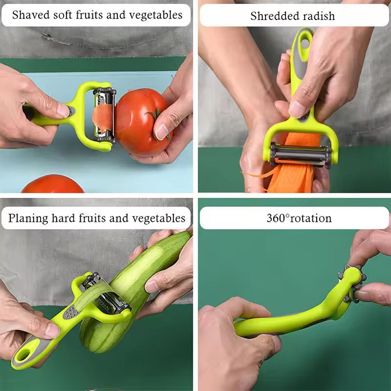 3in1 Pro Vegetable Slicer  Julienne Peeler AllPurpose Carrot Potato  Salad Grater 2