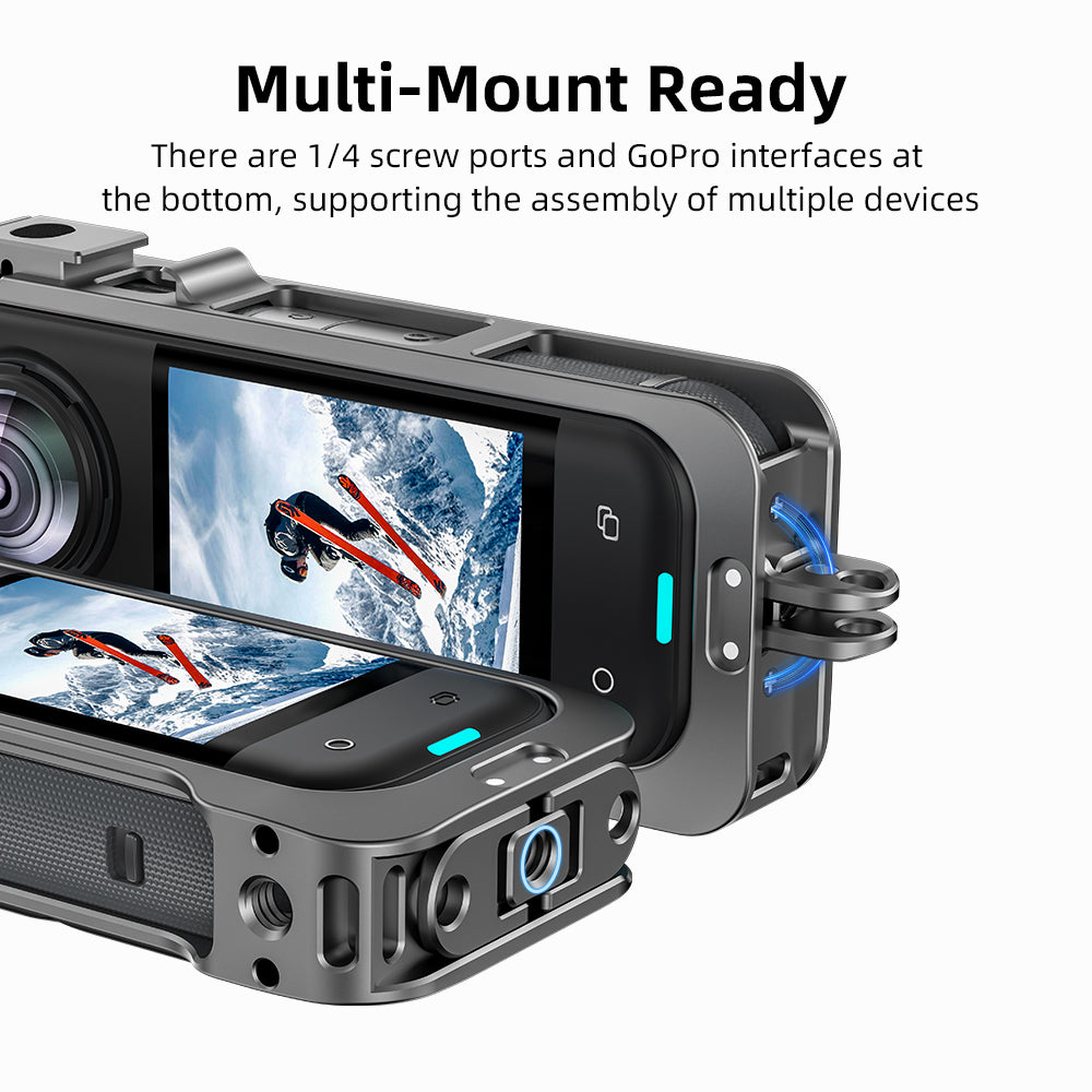 Aluminum Alloy Expansion Frame Adapter Mount Flymile Metal Cage Protective Case Lens Guard 3