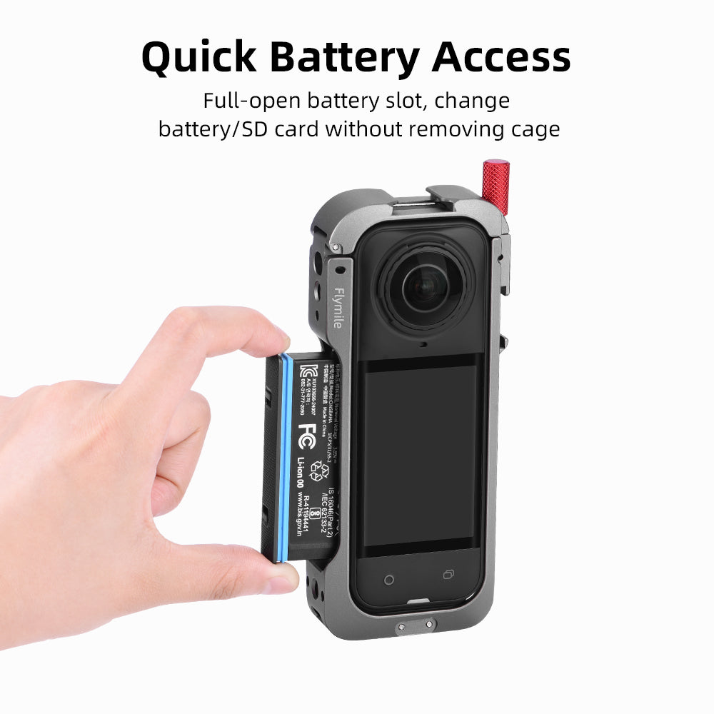 Aluminum Alloy Expansion Frame Adapter Mount Flymile Metal Cage Protective Case Lens Guard 4