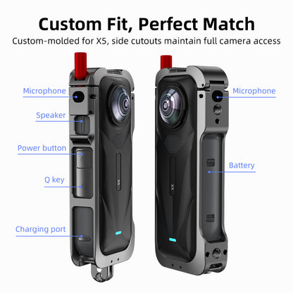 Aluminum Alloy Expansion Frame Adapter Mount Flymile Metal Cage Protective Case Lens Guard 5