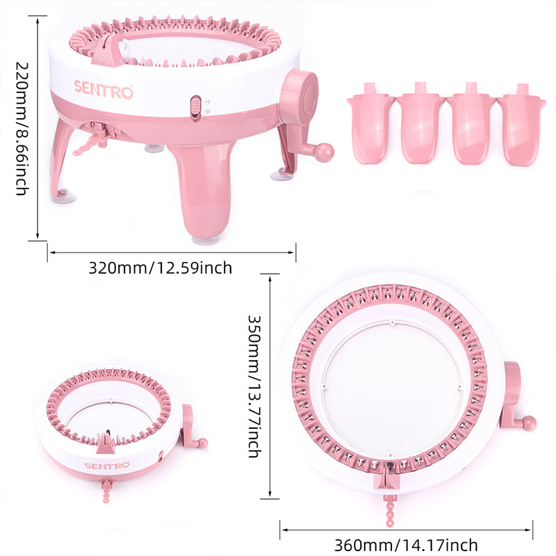 DIY Hand Knitting Machine Tool for Scarf Sweater Hats Socks, Adult Children Hand Knitting Artifact