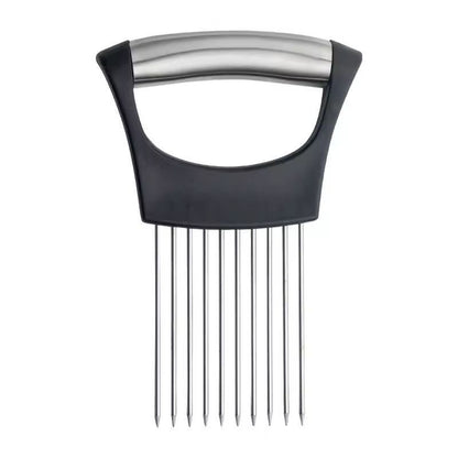 Premium Stainless Steel Vegetable Slicing Holder  Precision Cutting Guide For Onions Tomatoes  More 6