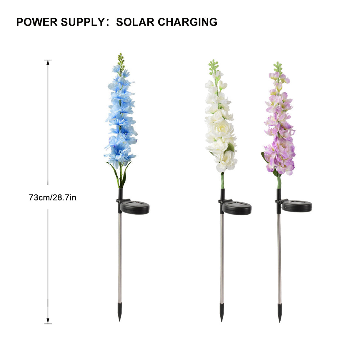 Upgraded waterproof solar flower light, Solar Garden Lights, Yard patio lawn decoration, ideal for party garden