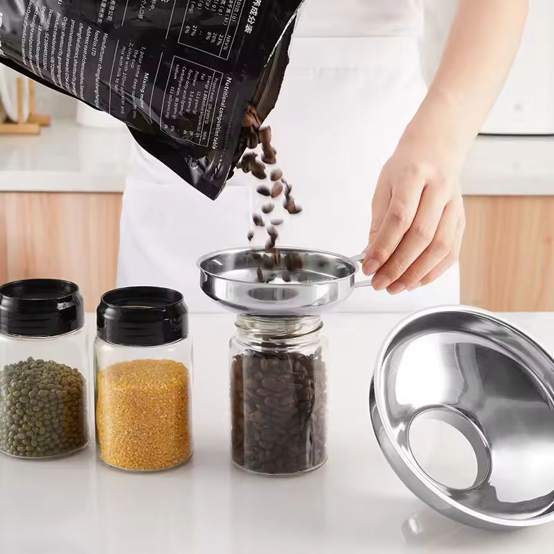 Premium Stainless Steel WideMouth Jar Funnel For Canning  Storage 3
