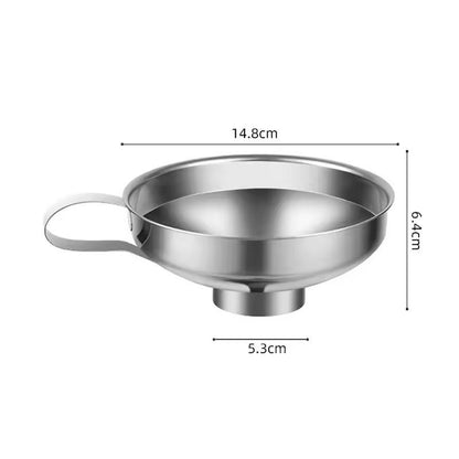 Premium Stainless Steel WideMouth Jar Funnel For Canning  Storage 6