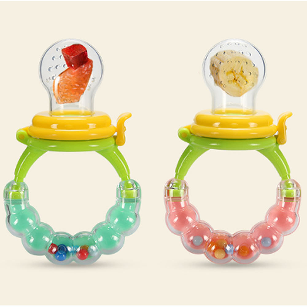 Nutritious Fruits And Vegetables Comma Baby Feeder Spoon Comma Bite Bell Ring Comma Chew Toy Baby F 1
