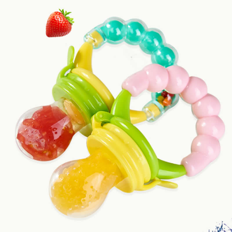 Nutritious Fruits And Vegetables Comma Baby Feeder Spoon Comma Bite Bell Ring Comma Chew Toy Baby F 5