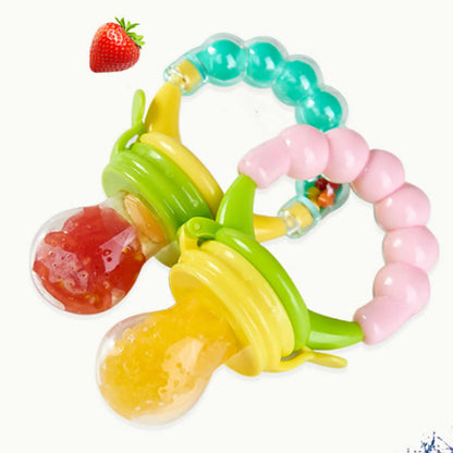 Nutritious Fruits And Vegetables Comma Baby Feeder Spoon Comma Bite Bell Ring Comma Chew Toy Baby F 5