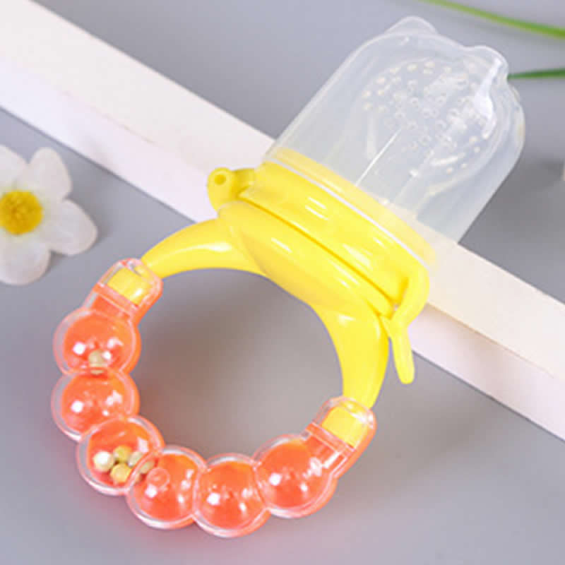 Nutritious Fruits And Vegetables Comma Baby Feeder Spoon Comma Bite Bell Ring Comma Chew Toy Baby F 8