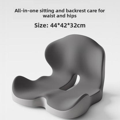 Office Cushion Memory Foam One Piece Hip Beautification Cushion Spine Relief Comfort Waist Support  1
