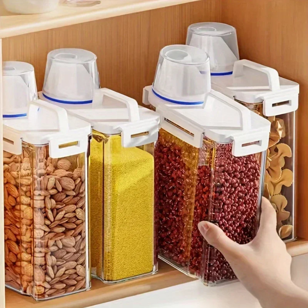 Food Grade Storage Tank, Grain and Miscellaneous Rice Bucket, Grain Storage Box, Sealing Tank Kitchen Utensil Organizer