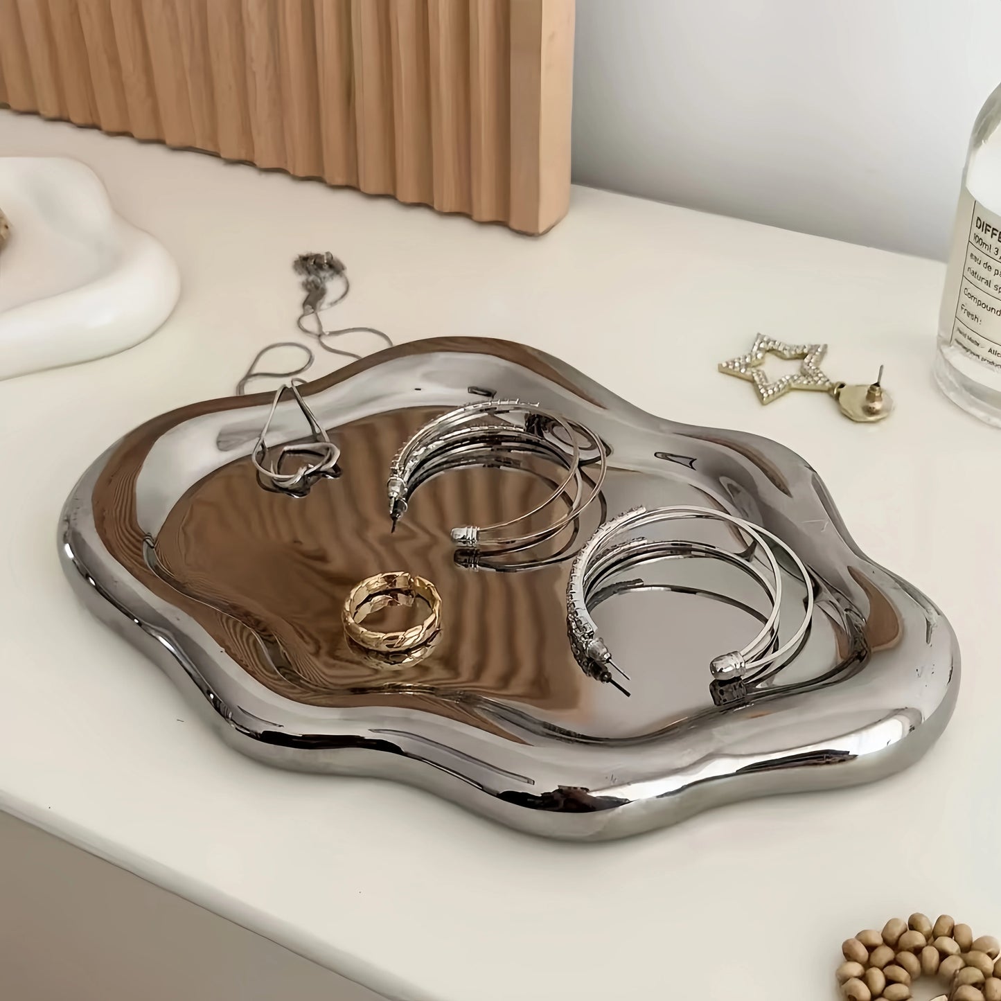 Plastic Trays, Jewellery Storage Plates, Photo Props, Display Plates, Light Luxury Accessories and Ornaments