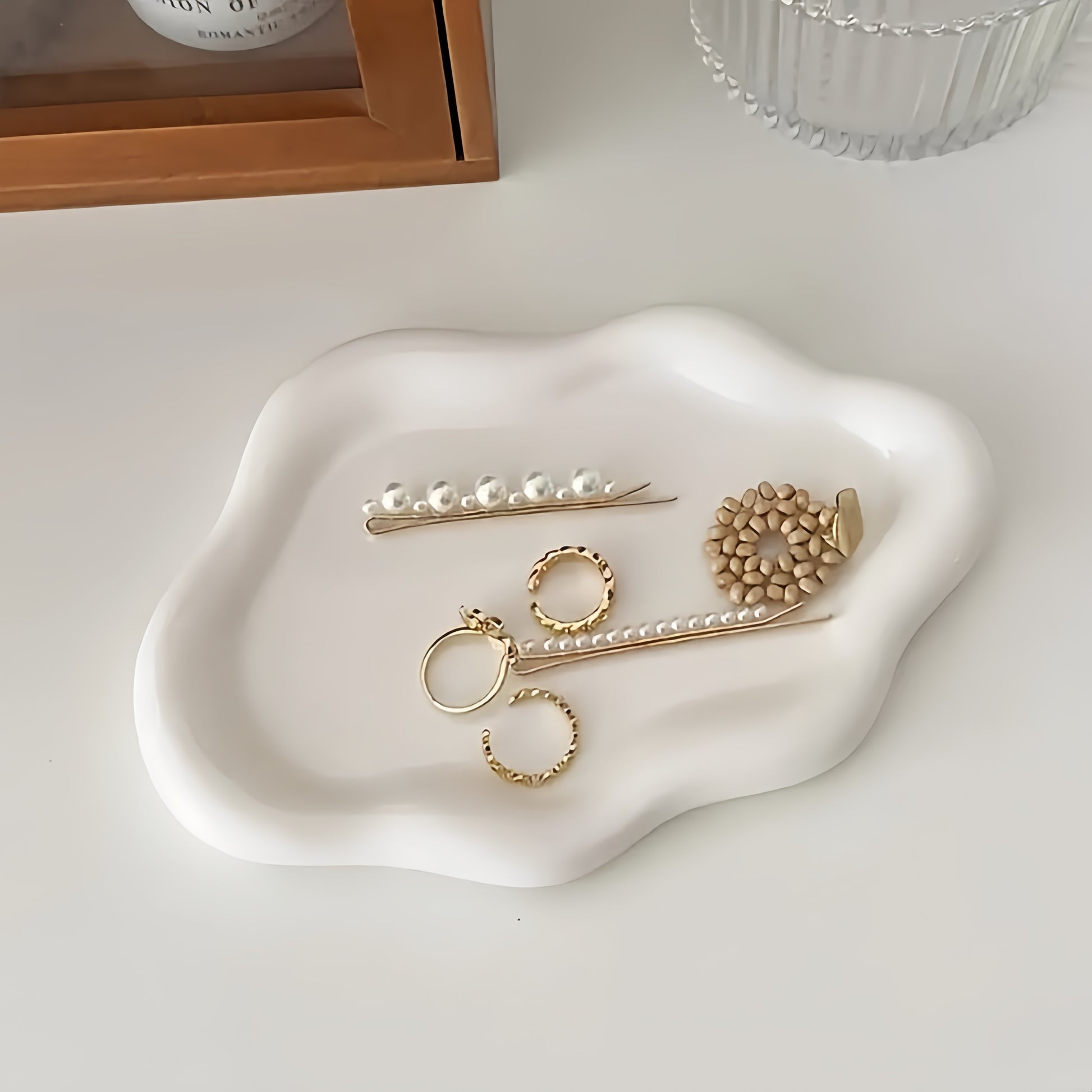 Plastic Trays, Jewellery Storage Plates, Photo Props, Display Plates, Light Luxury Accessories and Ornaments