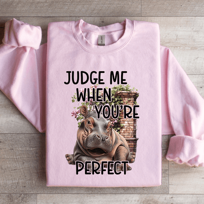 Judge Me When Youre Perfect Sweatshirt