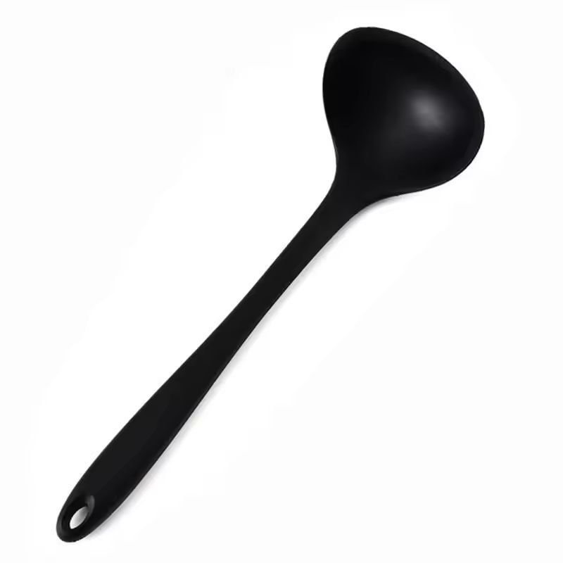 Silicone FlexHandle Ladle  HeatResistant NonStick Soup  Sauce Spoon 7